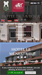 Mobile Screenshot of hotel-la-tour.com